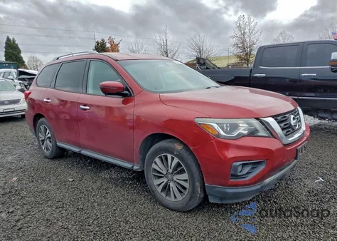 2017 Nissan Pathfinder S z USA, uszkodzony, nr VIN 5N1DR2MM2HC686483